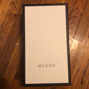 Gucci shoe box.